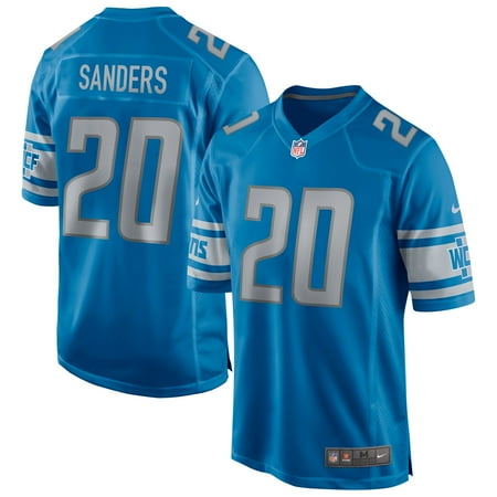 Barry Sanders Detroit Lions Nike Game Retired Player Jersey - Blue