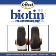 Difeel Biotin Premium Hair Oil 2.5 oz, Pro-Growth Strengthening Formula for Shine and Thickness