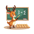 thumbnail image 4 of cartoon Deer Stickers, Waterproof Deer Sticker for Water Bottle Laptop Phone Cases Planner Skateboard Luggage Helmet Party Favor Decor, Ideal for Adults Teens Teacher Rewards, 4 of 9