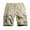 Khaki, variant on Ausyst Mens Shorts Summer Clearance Men's Casual Pure Color Outdoors Pocket Beach Work Trouser Cargo Shorts Pant