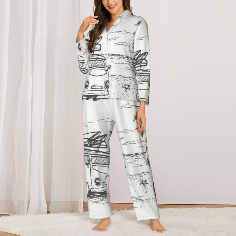 Camping pajamas womens sale