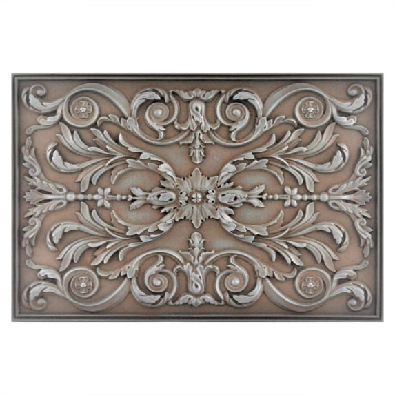 Backsplash Tile for Kitchen and Fireplace Viola 12 x 18 Metal Mural Iron Rust