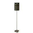 thumbnail image 1 of Ore Furniture 9300F-BK-GN Lampe sur Pied Moderne Rétro Noir-Vert de 66 Po, 1 of 2