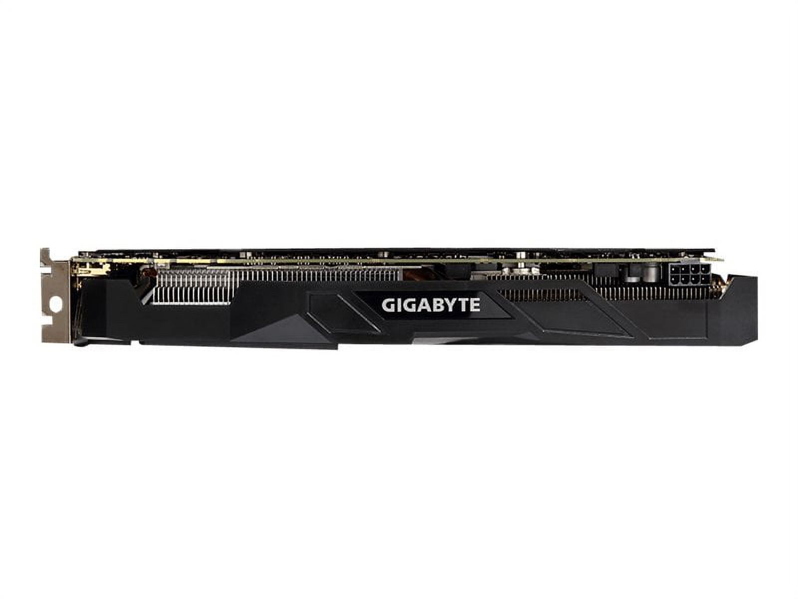 Gigabyte GeForce GTX 1070 WINDFORCE OC - Graphics card - GF GTX 1070 - 8 GB GDDR5 - PCIe 3.0 x16 - DVI, HDMI, 3 x DisplayPort - image 4 of 4