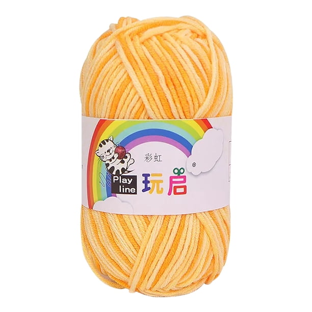 Fasiaou Colorful Self-Striping Multicolor Fuzzy with Subtle Sheen Yarn Thick Wool Line ,Acrylic Fibres, Each 1.76Oz (50 gr)/ 125yds(100m)(16 Different Colors To Choose From)