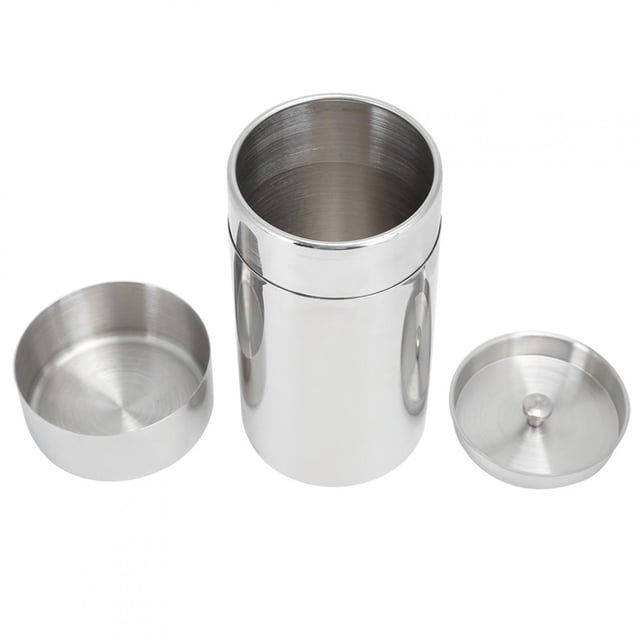 Tea Container, Food Grade Stainless Steel Tea Jar, Prevent Moisture For Home L Size 550ml