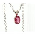 thumbnail image 4 of Natural Oval Pink Tourmaline Sterling Silver Necklace NT196, 4 of 8