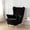 black, variant on AIGIA Wingback Chair Cover 2-Piece Soft Stretch Wing Chair Slipcover Armchair Sofa Couch Cover with Elastic Bottom for Living Room Bedroom