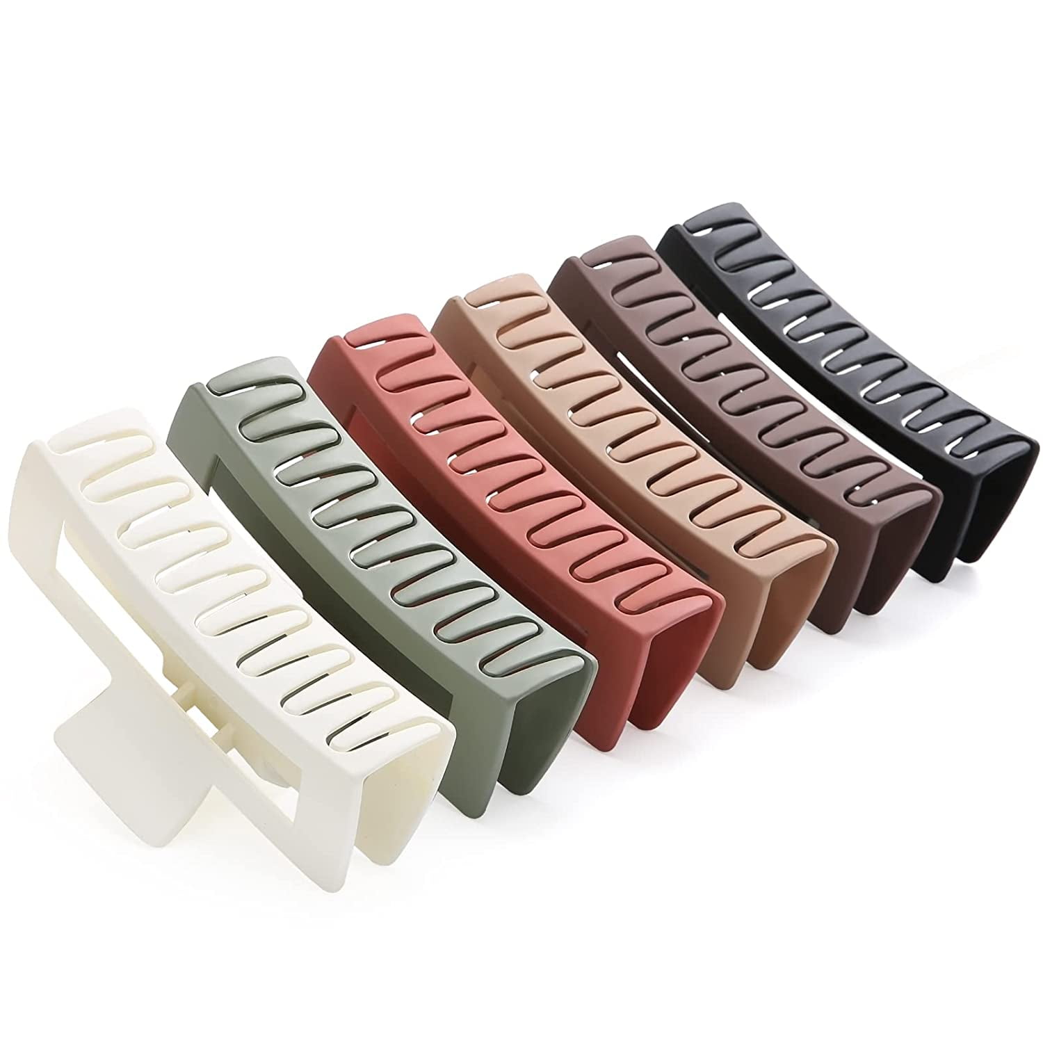 5 Inch Extra Large Claw Clips, Big Hair Clips for Thick Long Curly Hair, Durable Matte Strong