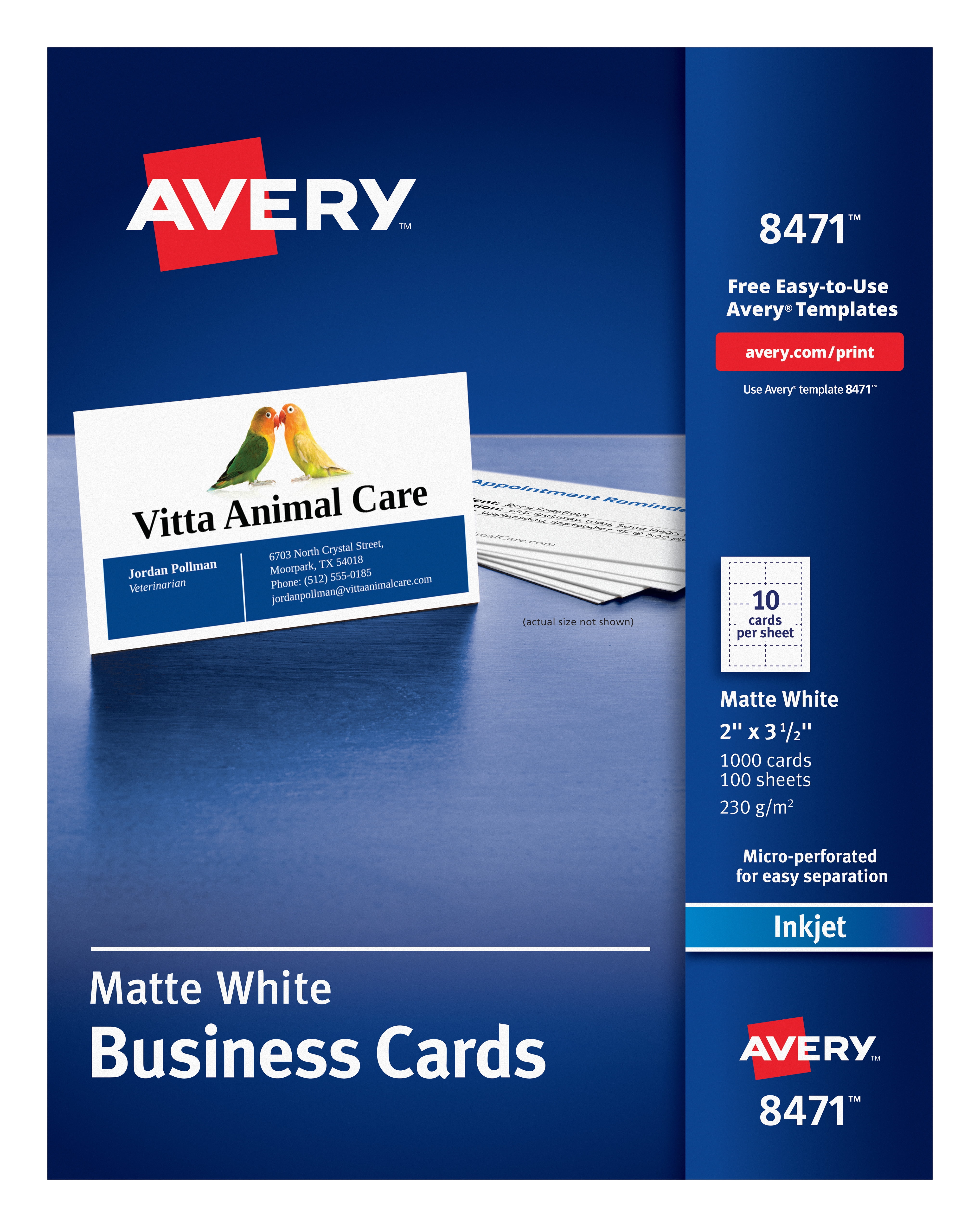 avery business card maker software free download