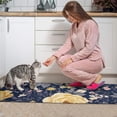 thumbnail image 3 of Pioneer Flower Floral Print Pattern Kitchen Rugs Sets Of 2,Anti Fatigue Kitchen Mat Rugs Non Slip Washable,Decorative Kitchen Floor Mats for Kitchen,Sink,Laundry,17"x30"+17"x47", 3 of 7