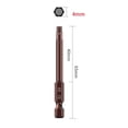 thumbnail image 1 of 65Mm H1.5-H6 Alloy Steel Magnetic Hex Head Screwdriver Bits Screw Driver Tools, 1 of 7