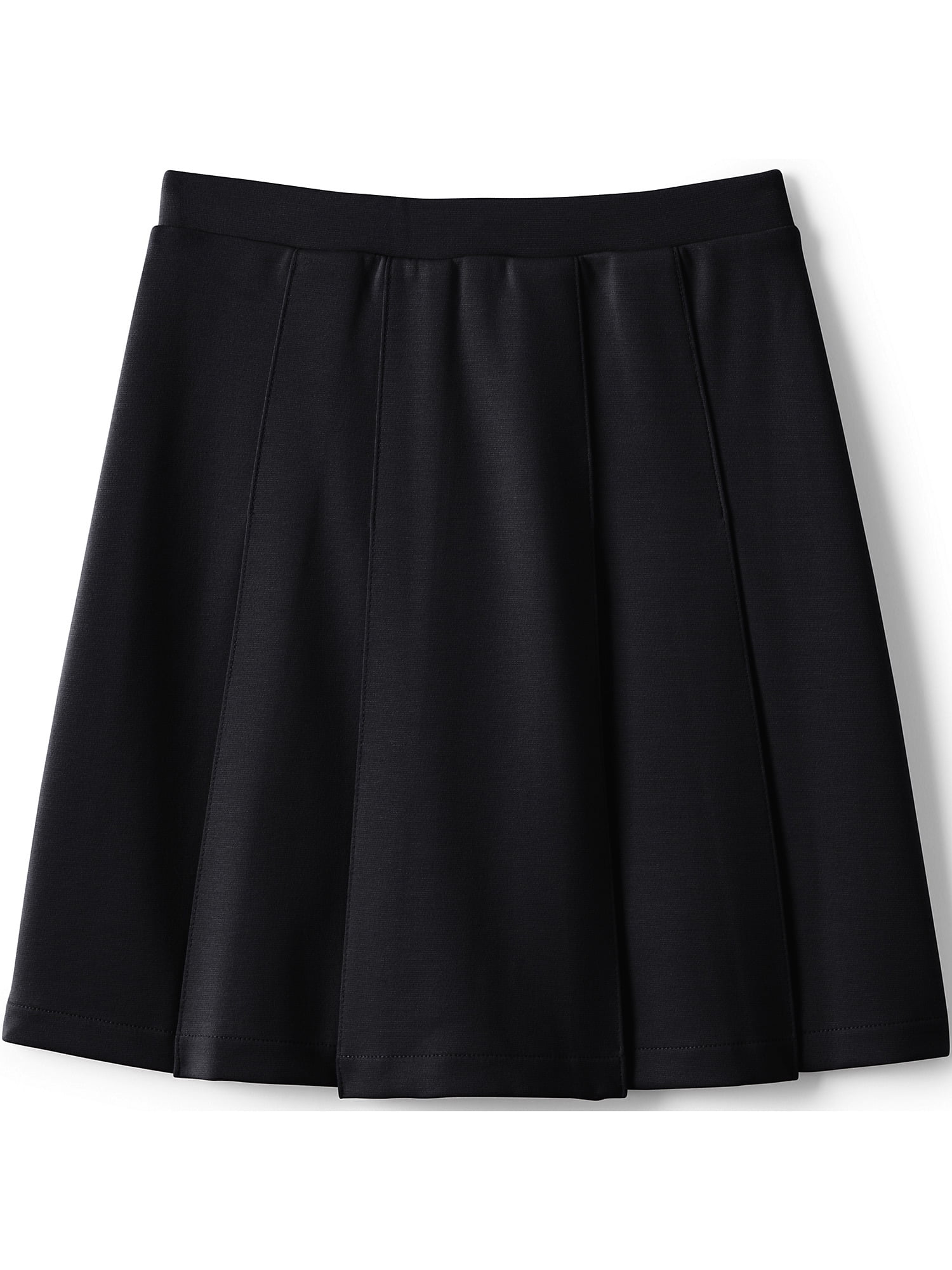 Lands' End Girls Ponte Pleat Skirt at the Knee - Walmart.com