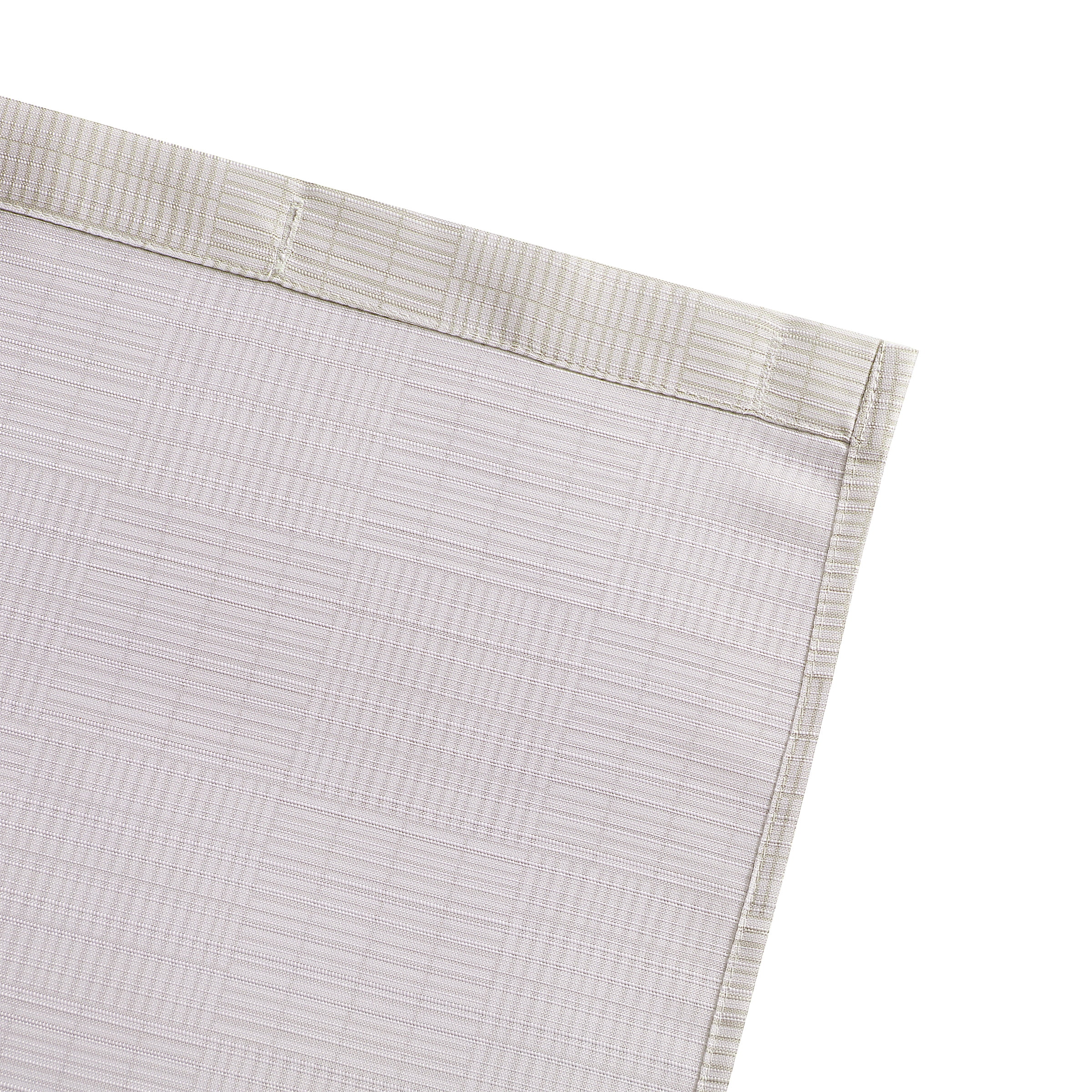 Mainstays Linear Square Beige Fabric Shower Curtain, 72” x 72”