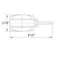 thumbnail image 2 of Husky 10182 BA-44 Series Pre-Wired Right Side Fender Light Assembly, 2 of 2