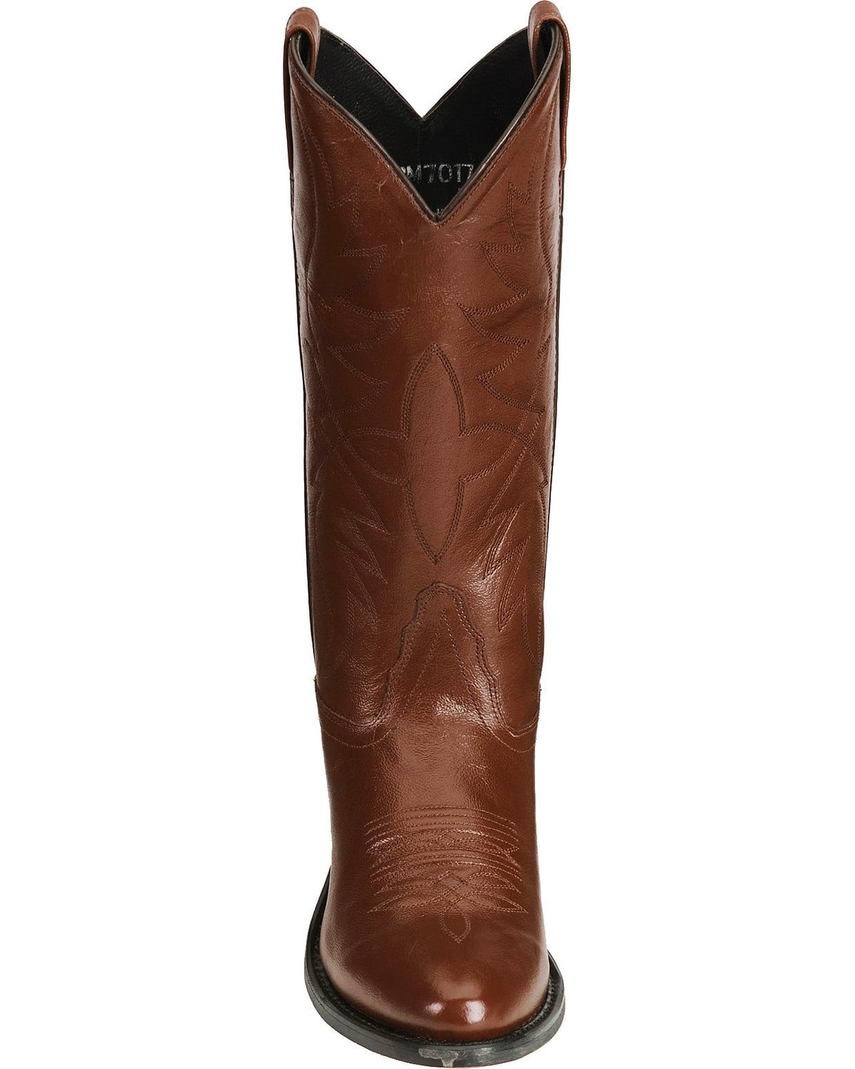 Old west smooth leather cowboy clearance boots