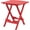 Cherry Red, variant on Adams Manufacturing Quik-Fold Side Table in Pool Blue — Residential Use, Standard Application