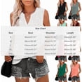 thumbnail image 3 of Tank Top for Women Loose Fit Sleeveless V Neck Camisole Tops Dressy Casual Eyelet Summer Flowy Cami Shirts Blouse Wine L, 3 of 6