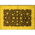 thumbnail image 1 of Ahgly Company Indoor Rectangle Oriental Yellow Traditional Area Rugs, 7' x 9', 1 of 4