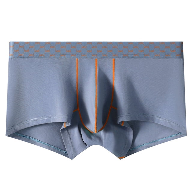 Pantalones Cortos de Algodón para Hombres de Cintura Baja Ángulo Plano Contraste Color Deporte Fitness Ropa Interior 90% Poliéster 10% Spandex, Cortos Coqueteos para Uso Diario