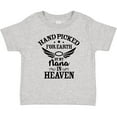 thumbnail image 3 of Inktastic Handpicked for Earth by My Nana in Heaven with Angel Wings Boys or Girls Baby T-Shirt, 3 of 5