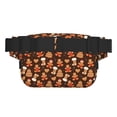 thumbnail image 3 of Honeii Christmas Gingerbread Cookies Print Square Double Layer Waist Bag,Waist Belt Bag Fashion Fanny Women and Men,For Travel Running Hiking Walking, 3 of 8