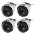 thumbnail image 1 of Sandcaster Furniture Ball Caster Wheels for Sofa 4Pcs Silver Iron, 1 of 5