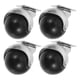 thumbnail image 1 of Sandcaster Furniture Ball Caster Wheels for Sofa 4Pcs Silver Iron, 1 of 5