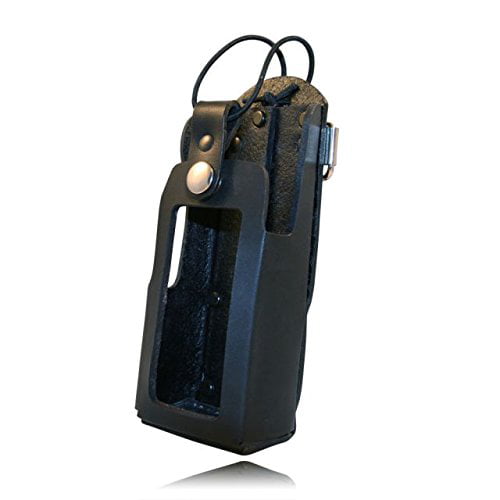 Boston Leather 5480RC-1 Black Motorola 2500/5000 Radio Holder D-Rings 