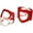 Red, variant on PinchClip Cymbal Wing Nut replacement 3-Pack Red