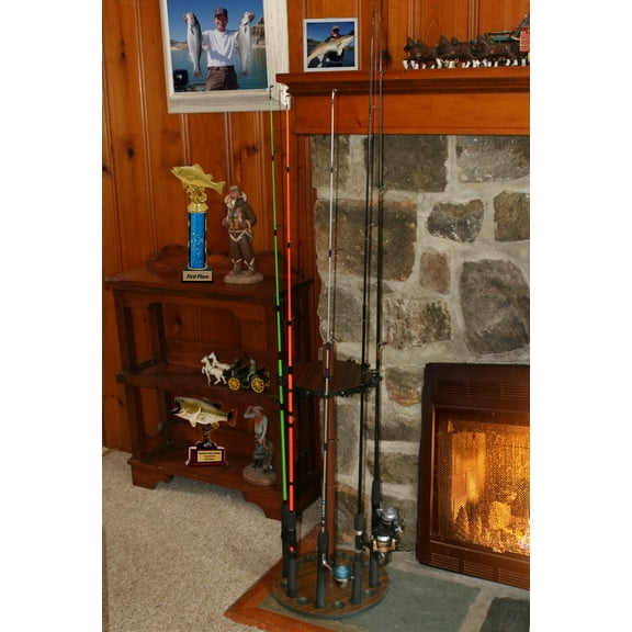 16 Fishing Rod Round Storage Rack