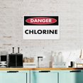 thumbnail image 4 of Danger Chlorine Sign 8"x12" - Aluminum Tin Warning for Home Outdoor Garden, Weatherproof Toxic Hazard Decor for Pool, 4 of 8
