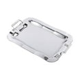 thumbnail image 3 of Placa de servicio de bandeja de tocador de bandeja para servir de acero inoxidable para la cocina para la cocina, 3 of 9