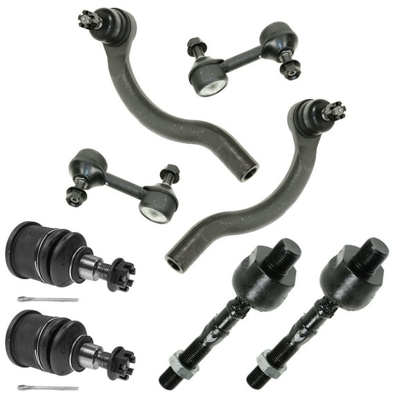 TRQ 8 Piece Kit Tie Rod End Ball Joint Sway Bar Link LH RH for TSX New PSA59578 Fits select: 2004-2008 ACURA TSX