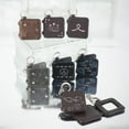 thumbnail image 2 of Pavilion-  Brown Mini Mirror Leather Princess Crown Key chain with Gems, 2 of 3