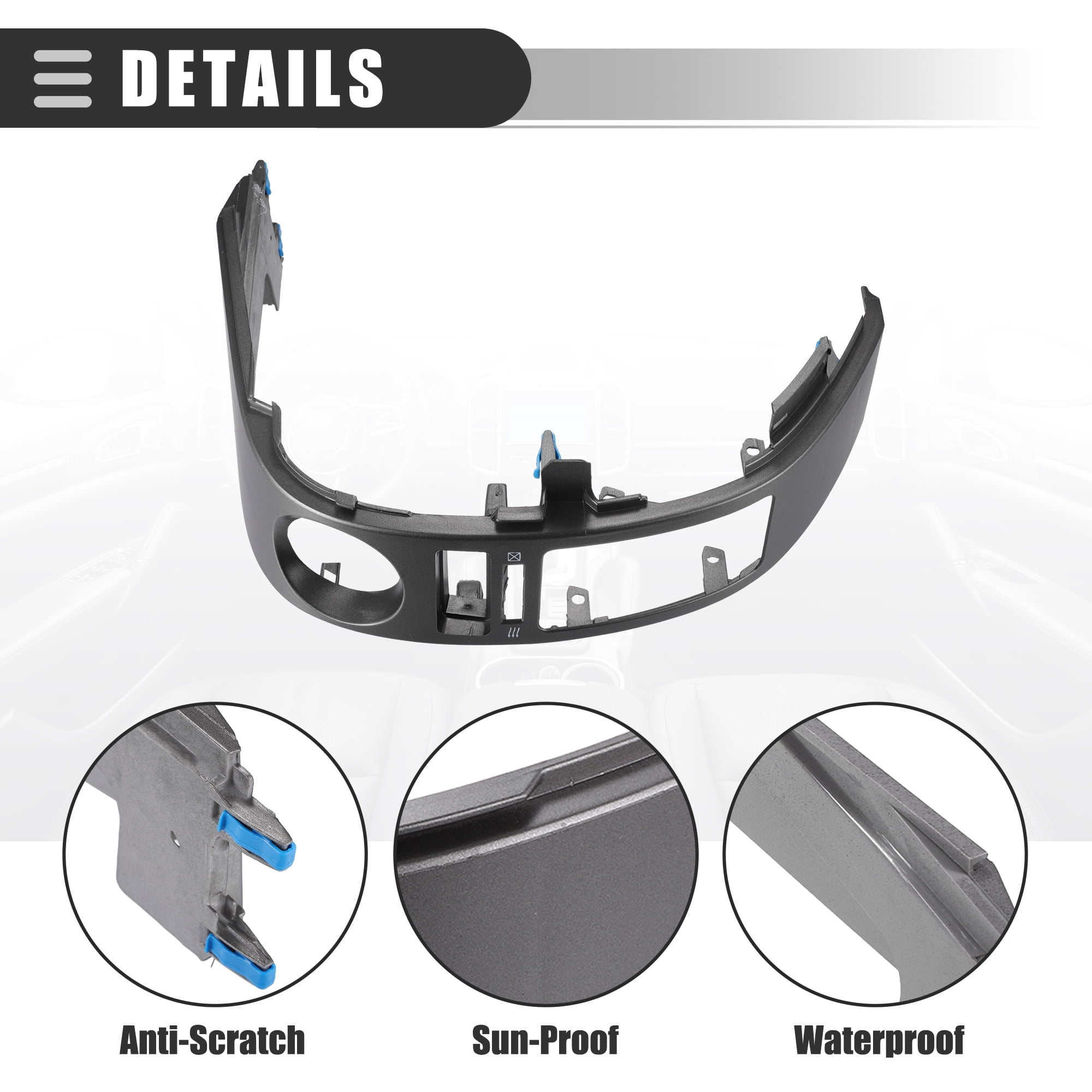 Unique Bargains Center Dash Vent Trim Panel for Toyota 2004-2009 5567047060