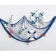 thumbnail image 5 of Decoración de Red de Pesca con Conchas | Estilo Náutico Mediterráneo en Cuerda de Algodón para Colgar en Pared | Decoración de Pared Tejida a Mano para Fotos | Lavable a Máquina | Blanco Azul Beige, 5 of 6