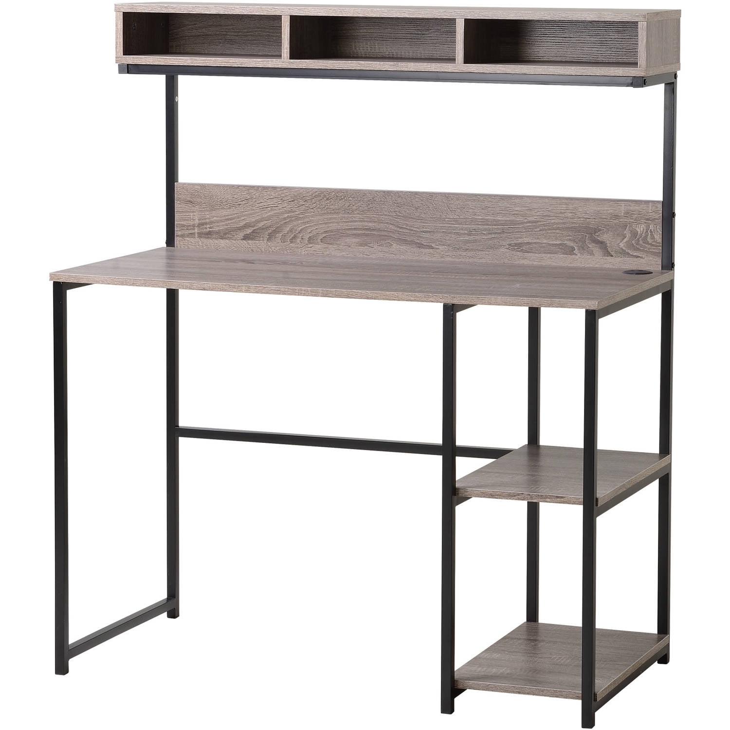 Homestar Laptop Desk With Hutch Walmart Com Walmart Com