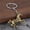 Copper, variant on Fashion Horse Keychain 3D Metal War-horse Keychain Backpack Car Pendant Keyring Badge Key Chain Ring Accessory for Women Men Gift