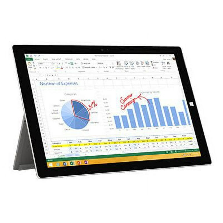 Microsoft - Surface 3/intel Atom x7 Z8700/64GB ④ Microsoft Surface 3 - Tablet - Intel Atom x7 - Z8700 / up to