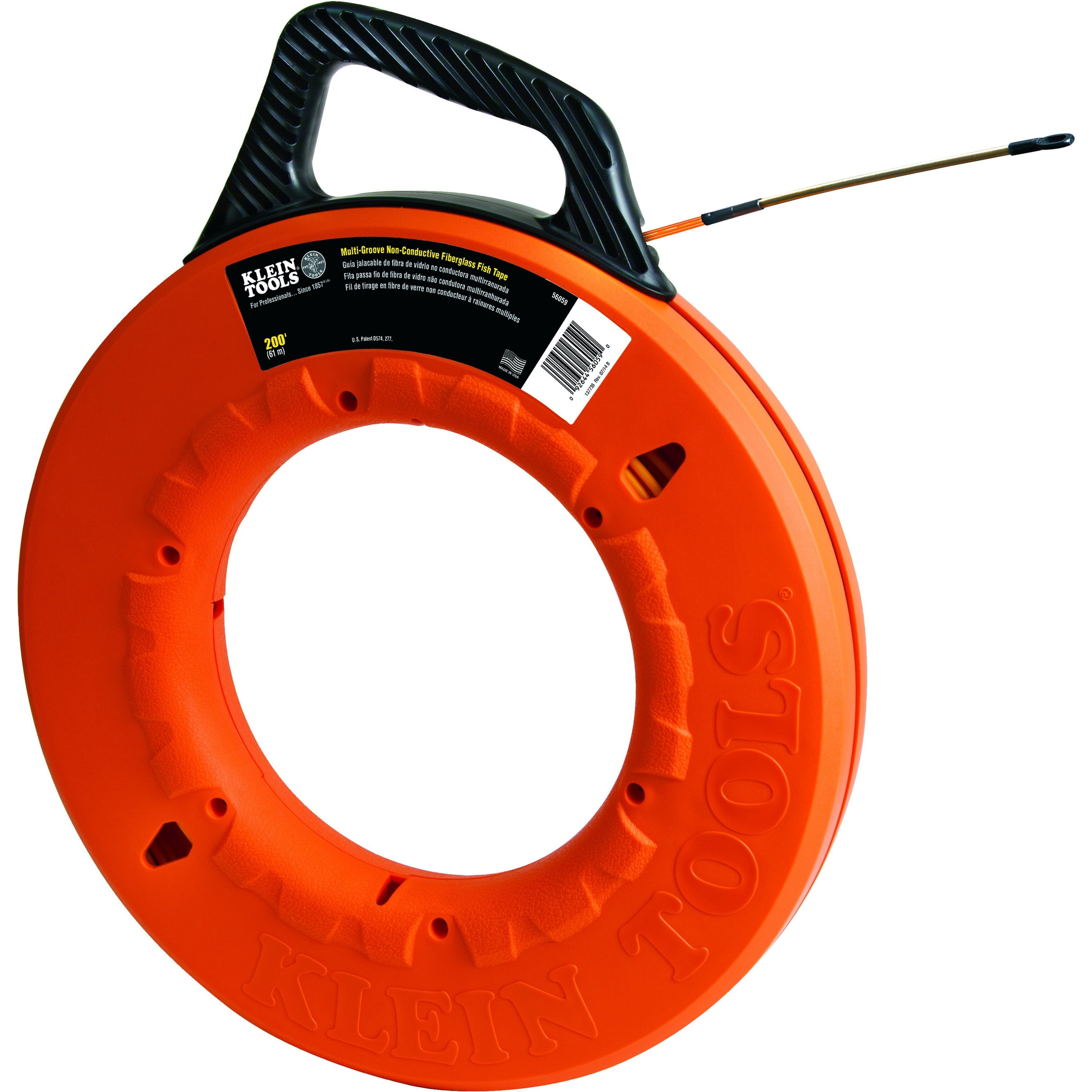 200' MultiGroove NonConductive Fiberglass Fish Tape