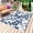 Blue, variant on Blue Eucalyptus Leaves Outdoor Rug 4x6 Ft - Reversible Patio Rug Outdoor Camping Rugs, Spring Botanical Foliage Washable Indoor Outdoor Area Rugs, Non-Slip Outdoor Carpet Runner for Deck/Porch