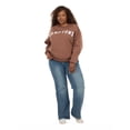 thumbnail image 2 of Forever 21 Women's and Women's Plus Destination Fleece Crewneck, Sizes XXS-4X, 2 of 6