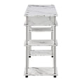 thumbnail image 7 of UrbanPro Contemporary Wood No-Tools Student Desk in White Faux Marble, 7 of 7
