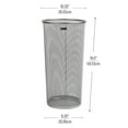thumbnail image 3 of Mind Reader Silver Metal Mesh Umbrella Rack Stand, 3 of 7