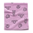 thumbnail image 2 of Linnome Easter Bunny Jacquards Towel Thick Pure Cottons Yarn Dyed Soft For Bathing And Face Washing, 2 of 6