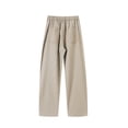 thumbnail image 5 of HOMADLES Mens Elastic Waist Work Pants Wide Leg Stretch Soft Athletic Pants Solid Color Side Pocket Casual Pants Khaki Size S, 5 of 10