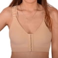 thumbnail image 2 of Mastectomy Bras for Women Compression Post Op Surgery Bra Front Closure Surgical Recovery Everyday Bra Womens Post-Surgery Front Closure Brassiere Sports Bra, 2 of 5