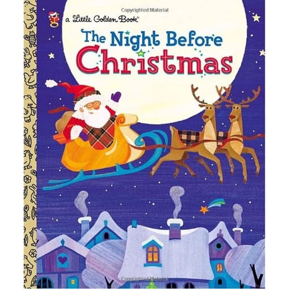 Pre-Owned Little Golden Books (Random House): The Night Before Christmas (Hardcover)