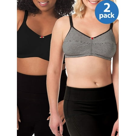 

Leading Lady Maternity Casual Comfort Softcup Nursing Bra 2 Pack Style 4001